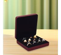 Organizer per anelli, multifunzionale, con 4 file di fessure per anelli,