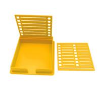 Organizer per appunti, supporto per appunti adesivi da scrivania, dispenser portatile per tavolo degli insegnanti, porta foglietti adesivi per insegnanti con modello, scatola per blocco note