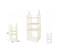 ORGANIZER PER ARMADI 4 RIPIANI CON GANCI GRUCCE SALVASPAZIO 80 X 29 X 29CM 70945