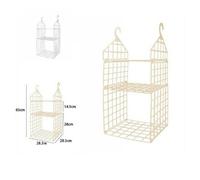 ORGANIZER PER ARMADIO 3 RIPIANI CON GANCI GRUCCE SALVASPAZIO 65X28.5X28.5CM 7094