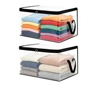 Organizer per armadio e borse pieghevoli resistenti | Contenitori invernali per armadio, vestiti, coperte, trapunte, scarpe, giocattoli, casa, sotto il letto, università