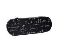 Organizer per astuccio in pelle per riporre articoli di cancelleria, modello di formule trigonometriche