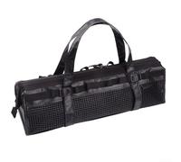 Organizer per attrezzi da esterno con tasca in rete per asciugare e telaio in filo di acciaio, materiale in nylon resistente all'usura, comode maniglie per il trasporto