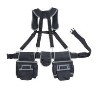 Organizer per attrezzi da falegname di forza industriale, design multi tasca con passante per martello e sistemi di distribuzione del peso, cintura per attrezzi resistente per uomini