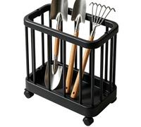 Organizer Per Attrezzi Da Giardino Portarastrelli per esterno con ruote | Contenitore Per Strumenti Da Cortile Per Patio Cortile Retrocortile Piscina Capanno Prato Ripostiglio Terrazza