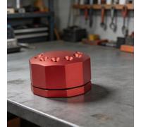 Organizer per attrezzi in alluminio, 65 x 44 mm, stabile, durevole per | Montaggio a parete, base stabile, impedisce il ribaltamento, per garage e officina, conservazione ordinata
