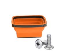 Organizer per attrezzi meccanici, vassoio magnetico flessibile per parti magnetiche, vassoio magnetico pieghevole in silicone, versatile vassoio per attrezzi, organizer quadrato flessibile per