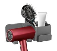 Organizer Per Attrezzi Per Capelli - 8,66x3,35x3,23 Pollici Supporto Da Parete, Supporto Per Ferro Arricciacapelli, Pettine Per Profumo Spazzolino Da Denti Dentifricio Rasoio Piastra Per Doccia Suppor