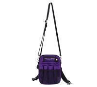 Organizer per attrezzi Tasche multiple Borsa portaoggetti portatile in tessuto Oxford ad alta capacità per lavori all'aperto Strumenti hardware Parti industriali Viola Nero