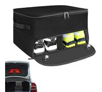 Organizer per bagagliaio da golf da 1/2 - Organizer per accessori da golf, organizer impermeabile per bagagliaio | Armadietto da golf con scomparto separato ventilato per 2 paia di scarpe, custodia