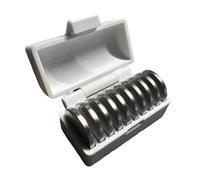 Organizer per batterie a bottone, 10 scomparti, antiurto, impermeabile, custodia rotonda per conservare le celle a moneta, per vacanze, viaggi, casa, soggiorno