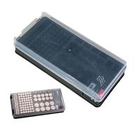 Organizer per batterie, a prova di perdita, con 116 griglie, di contenitori di grande capacità, organizer per batterie D C AA AAA 9 V | per uso domestico elettrico all'aperto sul posto di