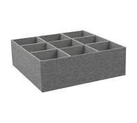Organizer per biancheria intima per cassetto 9 celle in tessuto scatola di