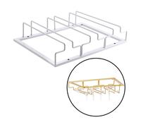 Organizer Per Bicchieri Da Vino In Metallo Porta Calici A 3 File Per Bancone Da