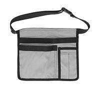 Organizer per borsa degli attrezzi, vita regolabile, resistente all'usura, in tessuto Oxford, design multitasche, per giardinaggio, lavoro tuttofare, casa, garage, campeggio, (Grigio)