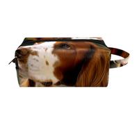 Organizer per borse per trucchi,borse per cosmetici da donna,Simpatico cane cavalier king charles spaniel,piccola custodia per trucchi
