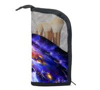 Organizer per borse per trucchi,borse per cosmetici da donna,vortice dello spazio della natura cosmica,piccola custodia per trucchi