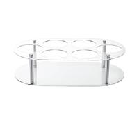 Organizer per bottiglie d'acqua, contenitore per acqua, 6 scomparti, supporto per bevande, per piano di lavoro, dispensa, armadio, tavolo, negozio di bevande, casa, appartamento, cucina, 40 x 23 x 9