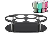 Organizer per bottiglie d'acqua | Organizer per bottiglie per dispensa e armadietto, 6 scomparti per tazze e bevande, dispensa, piano cottura, organizzazione cucina casa