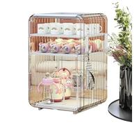 Organizer per bottiglie per bambini, 39,5 x 25 x 24 cm, contenitore per bottiglie coperto, organizer robusto, accessorio da tavolo compatto, per cucina, frigorifero, bagno, dormitorio, dispensa