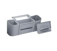 Organizer per bracciolo di ricambio per Sienna dal 2021 al 2026, portaoggetti posteriore per console centrale con copertura piatta e tipi di supporto, montaggio in plastica per centro veicolo