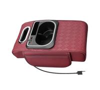 Organizer per bracciolo per auto, organizer per braccioli illuminati, antiscivolo e porta fazzoletti con vano portaoggetti, contenitore per sedili anteriori per viaggi in auto, spostamenti quotidiani