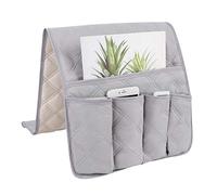 Organizer per bracciolo per divano e poltrona, antiscivolo, supporto per telecomando, impermeabile, con 5 tasche, per cellulare, tablet, quaderni, riviste