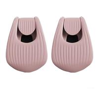 Organizer per canna da pesca, 10 pezzi, con struttura in plastica EVA e PVC, progettato per un montaggio sicuro della canna in qualsiasi posizione lungo due canne leggere (polvere)