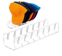 Organizer per cappelli da baseball - Supporto da scrivania antiscivolo in acrilico, struttura inclinata trasparente per la presentazione e la conservazione di cappelli | Perfetta camera da