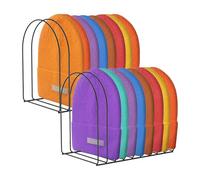 Organizer per cappelli - Set di 2 supporti per in metallo, tavolo o scaffale, pratico stoccaggio per casa, ufficio, camera da, spogliatoio | accessorio invernale, donna e uomo.
