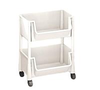 Organizer per carrello con ruote - Carrello con ruote a più livelli per libri con ruote, carrello con ruote per riporre libri per bambini grande capacità | giocattoli di cancelleria organizzati