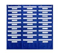 Organizer per cartelle da appendere con 27 tasche e 5 ganci sopra la porta inclusi per riporre facilmente i documenti Pocket Chart forniture per ufficio