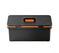 Organizer per cassetta degli attrezzi, custodia portatile con scomparti, multifunzionale per elettricisti, riparazioni domestiche e auto (19)