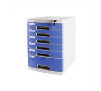 Organizer per cassetti da scrivania a 8 strati con serratura per dati per ufficio, riservatezza, organizer per cassetti da scrivania per ufficio (30 cm, 40 cm, 17,5 cm) (dimensioni: 6 strati)