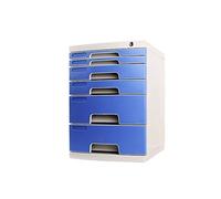 Organizer per cassetti da scrivania con serratura per dati per ufficio, riservatezza, ufficio, scrivania, cassetto organizer blu (30 cm, 40 cm, 17,5 cm) (dimensioni: 6 strati)