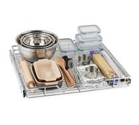 Organizer per cassetti estraibili, resistente, per armadietti da cucina, cassetti scorrevoli, 50,8 cm di larghezza x 53,3 cm di larghezza, richiede almeno 53,3 cm di apertura dell'armadio, finitura