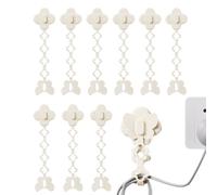 Organizer per cavi, 10 clip adesive per la gestione dei cavi | Organizer per cavi per organizzare e gestire i cavi per casa, cucina, elettrodomestici, parete, camera da letto, comodino e