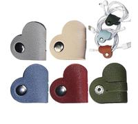 Organizer per cavi a forma di cuore | Fascette per la gestione dei cavi dati a forma di cuore per cavi USB, cuffie, uffici che si perdono o si aggrovigliano.