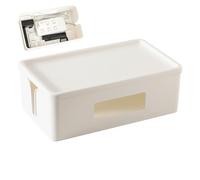 Organizer per cavi - Correttore per gestione dei cavi, supporto per ciabatte, presa da pavimento, antipolvere, organizer per cavi TV, router per computer, hub USB