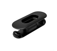Organizer per cavi da cucina, design pieghevole, avvolgicavo per pentola a pressione, spremiagrumi, friggitrice ad aria, liscio per superficie, bianco, 12 x 5 x 2 cm (nero)