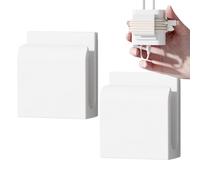 Organizer per cavi di ricarica, organizer per cavi | 2 x adesivi portatili, rotanti e riutilizzabili, per la gestione della tecnica di viaggio, da cucina, da scrivania