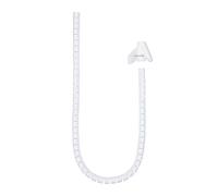 Organizer per cavi flessibile da 25 mm di colore bianco, ideale per mantenere i tuoi spazi ordinati. Con 3 metri di lunghezza, è perfetto per qualsiasi area, evitando grovigli.