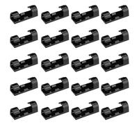 Organizer per cavi, gestione dei cavi, clip per cavi da 3,5 cm, gestione dei cavi multiautoadesiva per cavi USB, Ethernet e stringhe, confezione da 20 comode clip