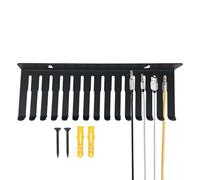 Organizer per cavi in acciaio - 13 supporti a parete per cavi ad alte prestazioni - Management Rack per la conservazione | Facile installazione con struttura robusta, pratica soluzione per