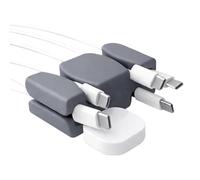 Organizer per cavi - Supporto per cavi, scrivania per ufficio, viaggi, casa, comodino, smartphone, cuffie, elettronici, miglioramento della produttività 'ufficio, materiali robusti