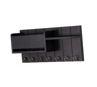 Organizer per Chiavi E Lettere in Legno con Sette Ganci per Organizzare Chiavi,