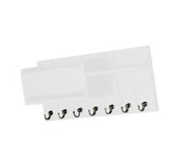 Organizer per Chiavi E Lettere in Legno con Sette Ganci per Organizzare Chiavi,