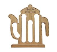 Organizer per cialde di caffè, organizer in legno per di caffè, ornamenti per la casa, , per bancone della cucina