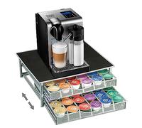 Organizer per cialde per macchine da caffè, soluzione di archiviazione da 72 pezzi per un accesso pulito e facile
