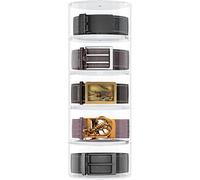 Organizer per cintura, in acrilico, a 5 strati, per cintura, espositore per gioielli, orologi, bracciali